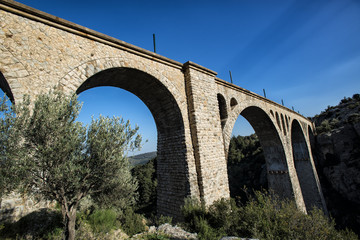 Historical Varda railway bridge