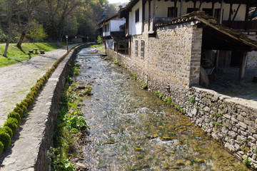 Fototapeta na wymiar The river in Etar museum,Bulgaria