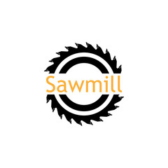 Saw circular wheel icon