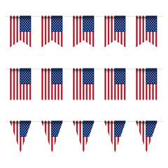 United States of America flag bunting