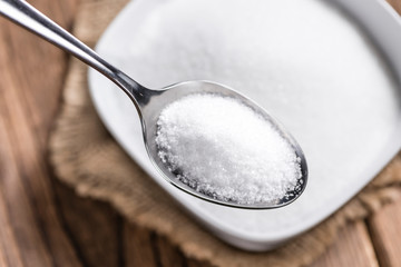 Fototapeta na wymiar Portion of White Sugar