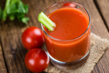 Fresh made Tomato Juice