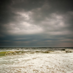 Stormy weather, Atlantic ocean coast