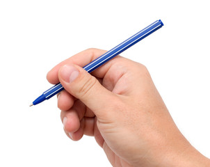 pen in hand