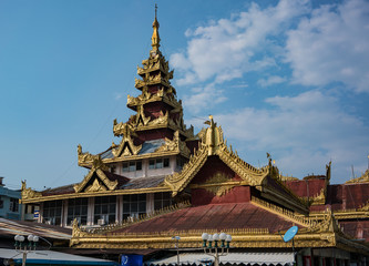 Fototapeta na wymiar Pagoda in Kawthoung, Myanmar