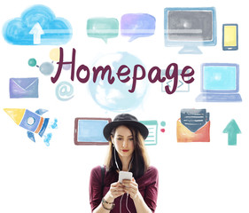 Homepage Website Interntet Online Technology Concept
