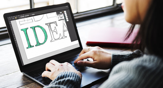 Idea Text Editing Software Concept