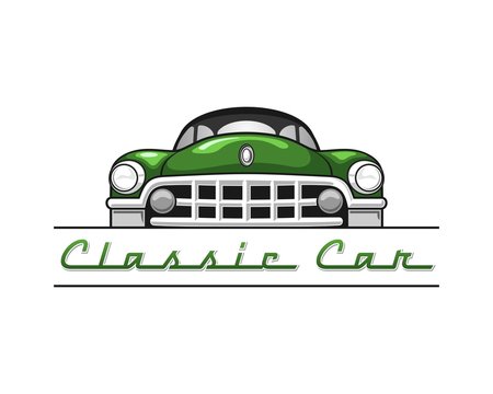 Classic car 02 Green