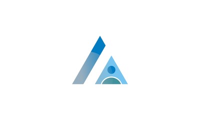 letter A triangle logo