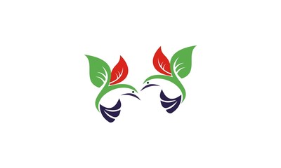 logo of two loving doves 