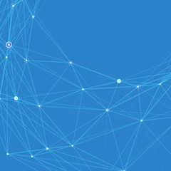 Abstract background with dotted grid