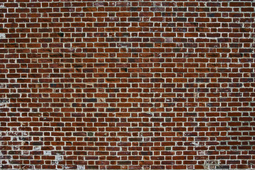 the old red brick wall