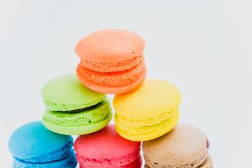 macaroon with filter effect retro vintage style