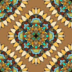 Seamless vector colorful pattern.