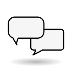 Fototapeta premium Communication bubble design , vector illustration