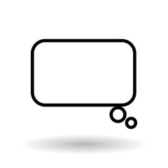 Communication bubble design , vector illustration