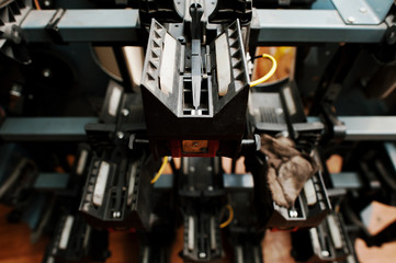 Ten pin bowling machine unassembled