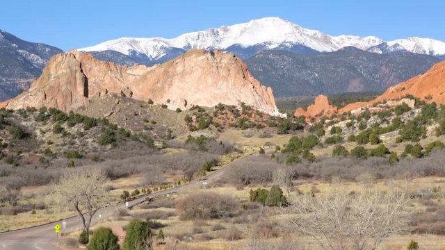 Garden of the Gods at the end of the Winter