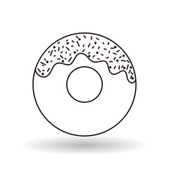 Donut icon design 
