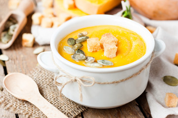 Pumpkin cream soup