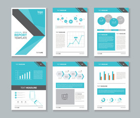Fototapeta na wymiar company profile ,annual report , brochure , flyer, layout template,page layout,and business info chart element, A 4 ,vector editable 