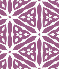 Geometric Floral Seamless Vector Pattern 45