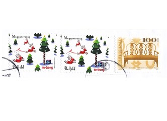stamps from Hungary for Christmas