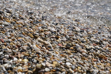 pebbly beach