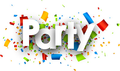 Party paper background.