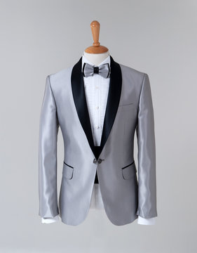 Modern Tuxedo isolated on Grey background