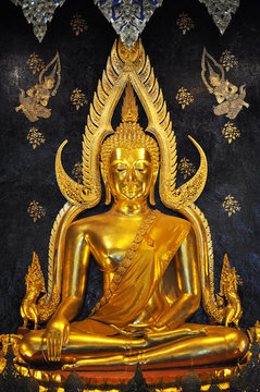 straight view of buddha