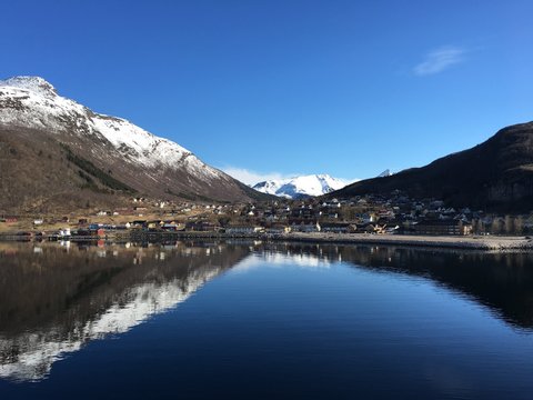 &Oslash;rnes is a village and the administrative centre of the municipality of Mel&oslash;y in Nordland county, Norway.