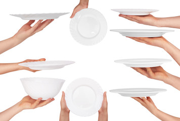 plate in hand - Powered by Adobe