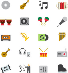 MUSIC & SOUND colored icons