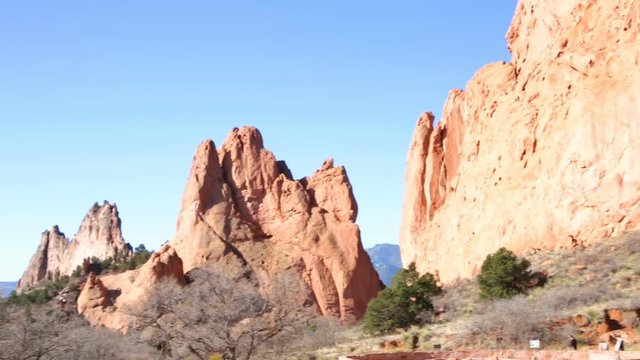 Garden of the Gods at the end of the Winter