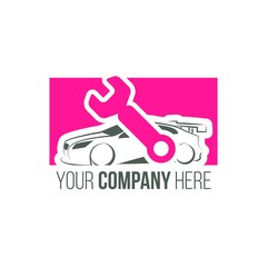 Car repair logo icon Vector