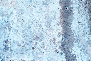 Wall fragment with attritions and cracks