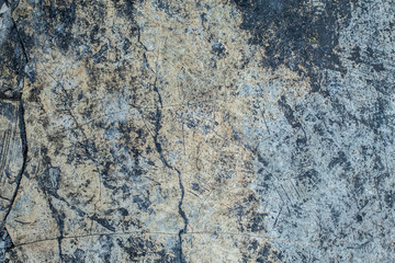 Concrete floor white dirty old cement texture / broken floor background 
