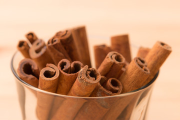 Cinnamon fragrant strike to food dishes, desserts and drinks. To