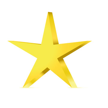 silver metal star vector icon symbol