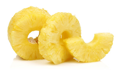 Slice Peeled Pineapple 