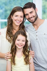 Fototapeta premium Portrait of smiling confident family