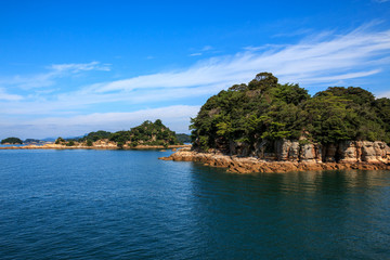Naklejka premium 佐世保九十九島