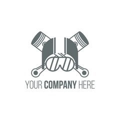 moto race logo icon Vector