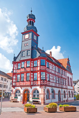 Altes Rathaus von Lorsch an der Bergstraße in Hessen