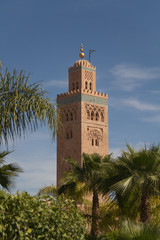 Fototapeta na wymiar Koutoubia Moschee Marrakesch