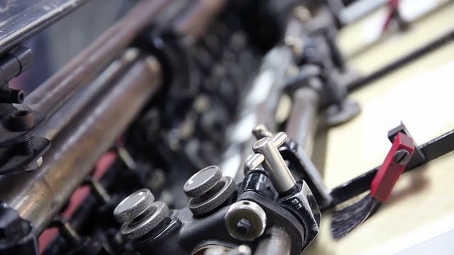 Printing offset machine paper printing detail traditional ink