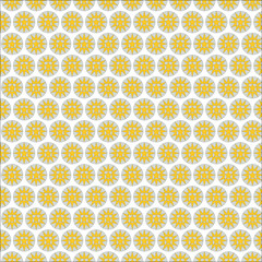 Star rounded by circle pattern
