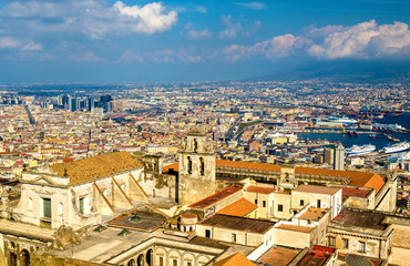 Fototapeta na wymiar View of the Certosa di San Martino in Naples