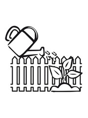 Garden watering plant